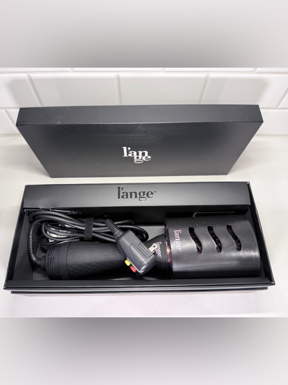 l'ange Le Volume 60mm 2-in-1 Titanium Brush Dryer - Rose Gold & Black - Picture 4 of 5